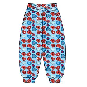 Pantalones de Bebé Niña con Estampado, Estilo Campana, Tejido de Algodón de 230g, Diseño Casual para Primavera/Otoño, Venta al Por Mayor OEM/ODM - Product Image 1