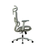 Chaise de bureau pivotante à dossier haut, chaise de bureau ergonomique, chaise de bureau en maille de luxe