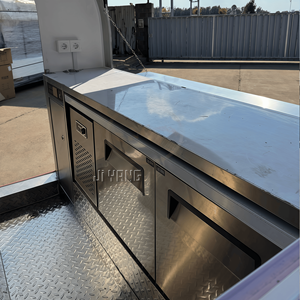 Customizable <b>Mini</b> Outdoor Service Cart Towable Mobile Food Truck for Coffee & Ice Catering Full Kitchen Equipment Included Small - Product Image 5