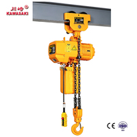 Polipasto Eléctrico de Cadena de 3 Toneladas con Carro Manual Plano 220V para Construcción Industrial, Taller y Equipo de Grúa sobre Rieles I-Beam