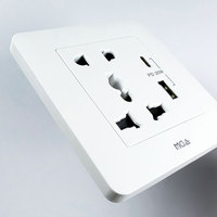 MGA steker Usb listrik pengisi daya Cepat Outlet soket daya harga pabrik aksesoris soket