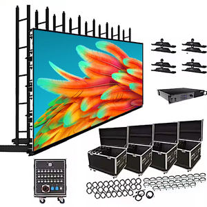 Écran d'affichage à LED de location d'épissage de <span class=keywords><strong>mur</strong></span> vidéo LED sans couture personnalisé de 500*1000mm P3.91 pour scène géante - Product Image 1