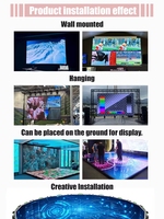 Écran LED intérieur EG 500x/x1000 P2.9 P3.91, panneau vidéo mural extérieur, affichage de location pour fond de scène