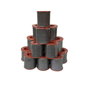 Fil réfléchissant rétro gris argenté simple à double face pour sangle d'habillement de <span class=keywords><strong>pull</strong></span> - Product Image 2