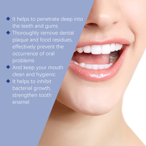 EELHOE Blanqueamiento de Dientes Profundos Diarios <span class=keywords><strong>Antibacteriano</strong></span> Aliento de Luz Fría Goma <span class=keywords><strong>Enjuague</strong></span> <span class=keywords><strong>Bucal</strong></span> Fresco Gránulos Limpieza de Dientes Portátil Adulto - Product Image 2