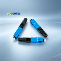 Conector de Fibra Óptica SC de Ensamblaje en Campo de Modo Único de 55 mm HC01 c SX SC UPC, Sin Fusión, Conexión Rápida FTTA