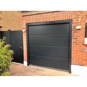 Phong Phú thiết kế hiện đại tự động Quảng Đông cửa nhà để xe 10ft bởi 7ft wrought sắt kim loại cửa nhà để xe trong màu đen - Product Image 2