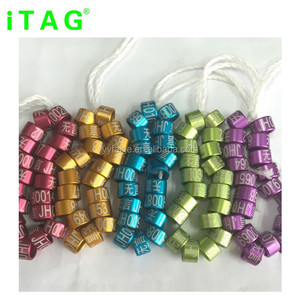 Anillas de Aluminio Multicolores para Patas de <span class=keywords><strong>Palomas</strong></span>, Duraderas y de Calidad, Herramientas para Carreras de Aves, Resistentes al Agua y a los Daños, para Identificación y Rastreo de Aves - Product Image 4