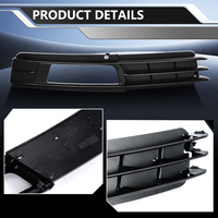 Grille de protection de phare antibrouillard avant de voiture de haute qualité avec garantie, finition brillante en nid d'abeille pour Audi A6 C6 2009 2010 2011