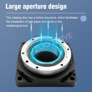 Actuadores de Mesa Rotatoria Hueca Guzuo ZTN200 para Caja de Engranajes Planetarios, Motor de 750W, Actuadores Rotatorios Huecos de 200mm - Product Image 4