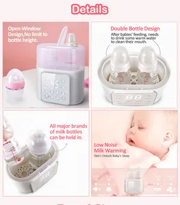 Factory Direct Electric Baby Feeding Bottles Warmer Heater With Steam Sterilizer Warmer Baby Milk Bottle Warmer