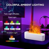 Diffuseur de flamme USB portable innovant lampe colorée humidificateur de feu à ultrasons diffuseur d'arôme portable pour la maison pour le ménage