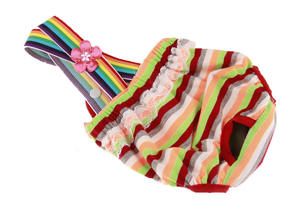 Bragas para perros a rayas, pantalones menstruales para mascotas, antivaho, fisiológicos - Product Image 6