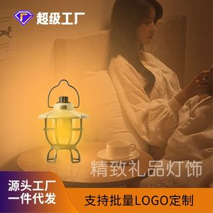 Lanterne de camping à batterie rechargeable, lumière blanche chaude, pour utilisation en camping en plein air - Product Image 3