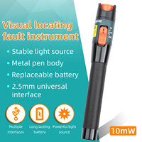 Outil de Fiber optique de haute précision, stylo 10mW Type lumière rouge, localisateur de failles visuelles, testeur de câbles VFL