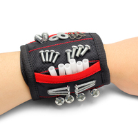 8 Aimant Outil Bande Magnétique Outil Bracelet Crochet & Boucle Sangle Vis Clous Article Stockage