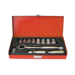 Jeu de 8 douilles traversantes Kravm avec cliquet à friction, entraînement 3/8" - Product Image 1