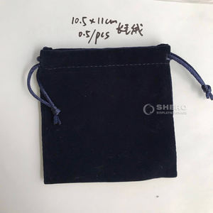 Bolsa de Embalaje de Joyería de Terciopelo con Cordón, Bolsa de Regalo de Joyería de Lujo con Logotipo Personalizado - Product Image 4