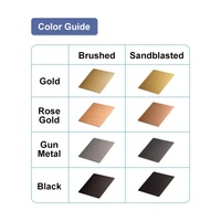 Évier de cuisine professionnel en acier inoxydable 304, finition brossée, couleur or noir, avec évier à rebord et égouttoir, faible MOQ