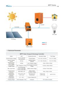Inversor de baja frecuencia de 600W a 6KW con controlador solar MPPT integrado - Product Image 2