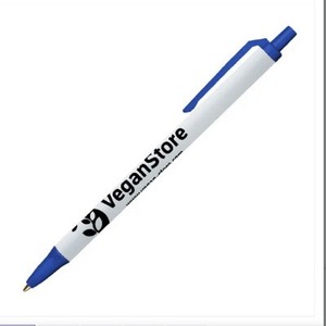 Full Printed Click Plastic <b>Ballpoint</b> <b>Pen</b>, White Barrel Multi Color Trim Promotional Advertising <b>Pen</b> for Pharmacy Business Gifts - Product Image 3