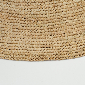 SY Mũ 100% Raffia rơm tay Crochet xô Mũ mùa hè mặt trời bảo vệ mũ rơm tùy chỉnh OEM có sẵn - Product Image 6