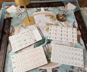 Juego de Fichas de Mahjong Americano de Acrílico de Alta Calidad, Diseño de Loto Blanco, Portátil, Duradero y Ecológico, 2026 - Product Image 2