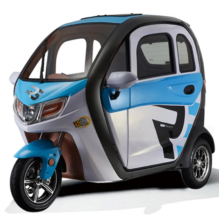 Batterij-aangedreven drie wiel elektrische personenauto voor gehandicapten