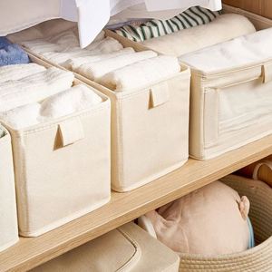 Foldable Fabric Wardrobe Drawer Closet Divider Cubes <b>Containers</b> Drawer Organiser Storage <b>Box</b> for Underwear Clothes - Product Image 3
