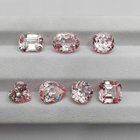Großhandel Laborgezüchteter künstlicher achteckig geschliffener quadratischer rosa Saphir AGL rosa Stein Rohstein Schmuck passender Stein