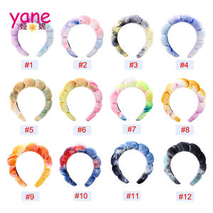 Handgemaakte Mode Fluwelen Hoofdbanden Dikke Stof Schedel Versieren Plastic Haarband Groothandel Fluwelen Hoofdbanden Voor Vrouwen - Product Image 2