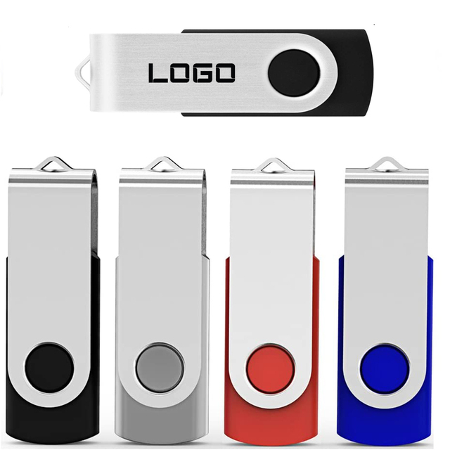 Laser Engravable Metal Swivel Bulk 512Mb 2Tb Ultra Fit Usb3.0 3.1Flash Drive Oem Memory Stick Usb Flash Drive Custom Pendrive