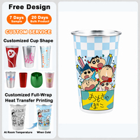 Vaso Personalizado de 500 ml, Taza de Acero Inoxidable Individual que Cambia de Color con el Frío, Taza Mágica Sensible a la Temperatura para Sublimación