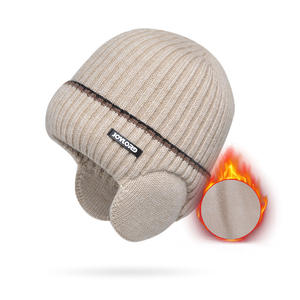 Venta al por mayor <span class=keywords><strong>de</strong></span> diseñador <span class=keywords><strong>de</strong></span> moda personalizado orejeras térmicas <span class=keywords><strong>de</strong></span> punto suave cálido invierno <span class=keywords><strong>Running</strong></span> Beanie sombrero niños mujeres hombres sombreros <span class=keywords><strong>de</strong></span> invierno para hombres - Product Image 5