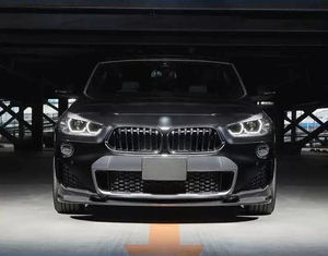 Runde parti Auto in fibra di carbonio per 2018 2021 <span class=keywords><strong>BMW</strong></span> <span class=keywords><strong>X2</strong></span> F39 nuovo prodotto lancio del lato anteriore con labbro anteriore diffusore posteriore alettone superiore - Product Image 2