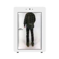 Cabina Holográfica Digital Transparente Vertical de 86 Pulgadas 4K Personalizada con SDK de Animación para Publicidad en Tiendas y Exposiciones