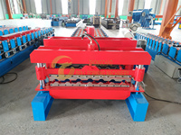 Machine de formage à froid pour panneaux de toiture et de mur en métal pour la construction de tuiles vernissées, gain de temps