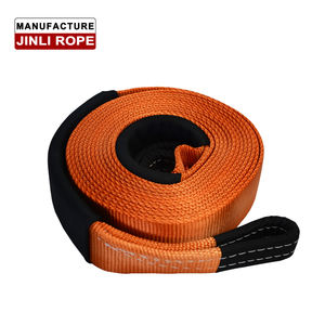 (JLロープ)オフロードギアリカバリーキット 牽引ストラップ + ツリーセーバー + ヘビーデューティースナッチブロックプーリー - Product Image 4