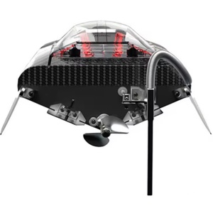 Barco teledirigido UDiRC UDI022, 50 km/h, alta velocidad, resistente al agua, radiocontrol de 2.4 GHz, barco de juguete de acero aleado con motor sin escobillas. - Product Image 2