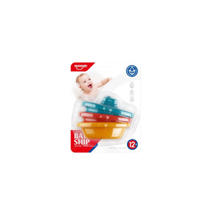 Wholesale Eco-friendly Non-toxic Safe Reusable Plastic Boat-shaped Duck Bath Toy for 2-7 Years Baby Bathtime Play Game <strong>Floters</strong> - Product Image 3