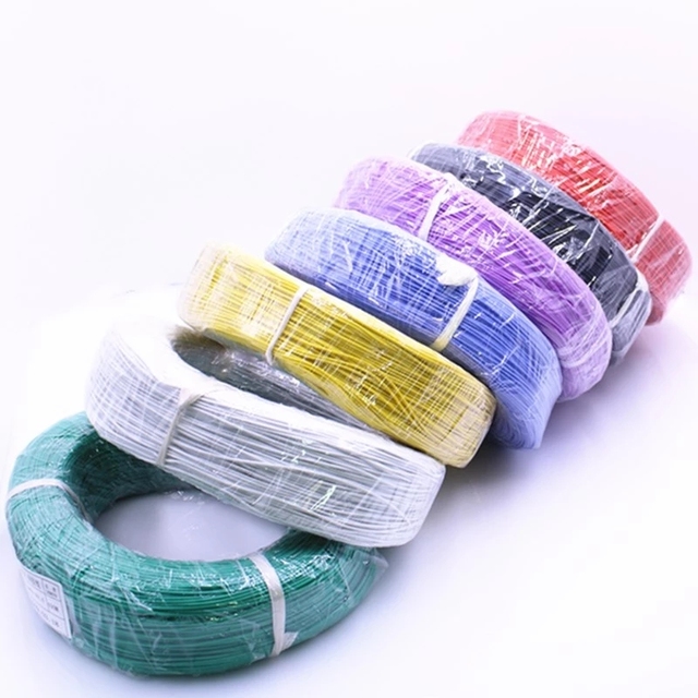 6KV 26 Awg Tinned Copper 1.5mm  Flexible Silicon Insulated High Temperature Heat Resistant Electrical Electric Cable and Wire
