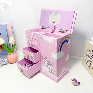 Caja Musical Giratoria Estilo Guardarropa Vintage de Papel Ecológico con Canción Personalizada, Organizador de Joyas para Dormitorio, ¡Gran Venta! - Product Image 2
