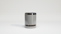 Pot de fleurs en céramique personnalisable, mini pot de fleurs de noël, blanc, en forme de tasse, OEM, pièces