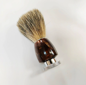 Brocha de afeitar de peluquero 2025 con mango de aleación de zinc para crear espuma rica con espuma de jabón o crema - Product Image 4