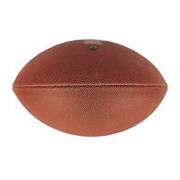 Logo personnalisé Ballon de rubis cousu à la machine Football américain standard Taille officielle 9