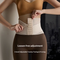 Ceinture amincissante et sculptante pour femme, anti-bactérienne, sans couture, en polyester, pour le fitness abdominal, ne s'enroule pas