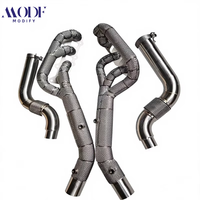 Collecteur d'échappement haute performance en acier inoxydable pour Ford Mustang GT 5.0L V8 2015-2026, collecteur d'échappement à tubes longs