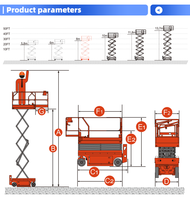 Plataforma Elevadora de Tijera para Almacén, Equipo de Carga Vertical Fijo para Elevación de Carga Pesada, Mesa de Transferencia de Materiales Industriales