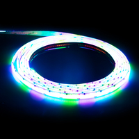 Vente en gros, vente en gros, bande lumineuse LED COB dynamique numérique intelligent SPI Pixel rvb Flexible jardin bâtiment éclairage de scène