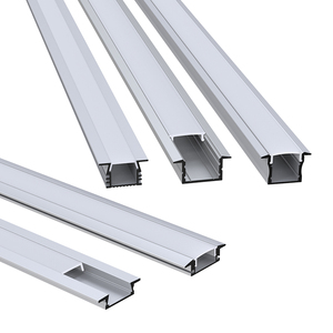 Offre Spéciale personnalisé <span class=keywords><strong>U</strong></span> forme Flexible LED <span class=keywords><strong>Alu</strong></span> boîtier canal extrusion encastré en aluminium pour panneaux muraux LED profil de bande lumineuse - Product Image 1